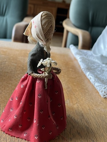 Rupfenpuppe sacklein dame - rupfenpuppe,
