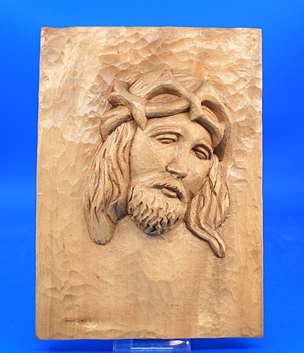 Altes holzrelief jesus - holzrelief,