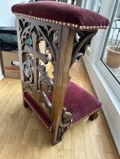 Betstuhl Holz Geschnitzt Ca