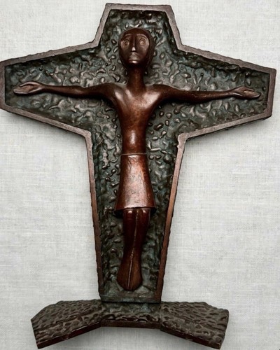 Massives bronze altarkreuz 5kg - massives,