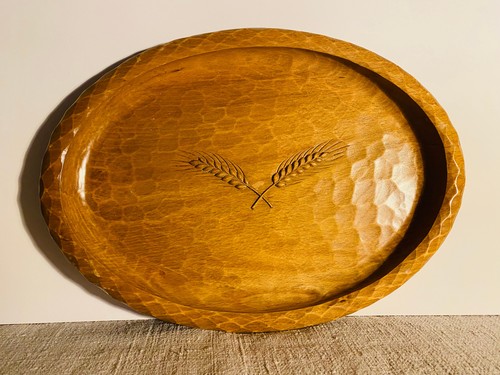 Vintage brotschale holz - brotschale,