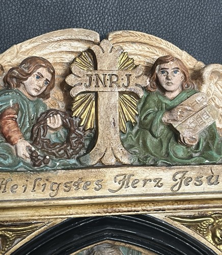 Antikes relief jesus engel - antikes,