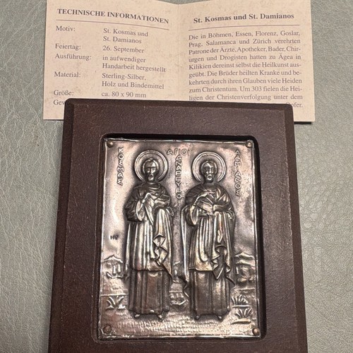 Religiöse ikone kosmas - ikone, &