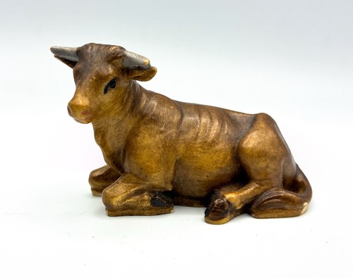 Krippenfigur kuh rind liegend - krippenfigur,