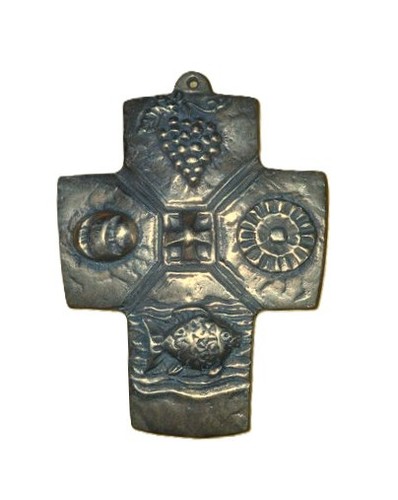 Bronzekreuz wandkreuz 10cm - wandkreuz,