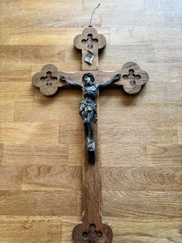 Holzkreuz mit jesus holz - mit,