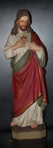 Jesus figur gips heiligenfigur - jesus,