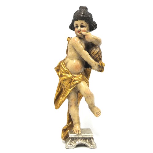 Geschnitzte holzfigur - geschnitzte,