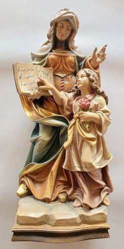 Handgeschnitzte figur anna mit - handgeschnitzte,