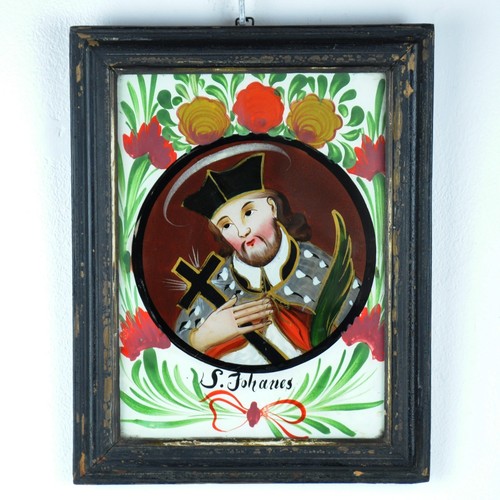 Hinterglasbild oberammergau - hinterglasbild,