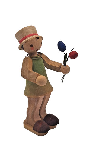 Holz figur rosenkavalier - holz,