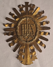 Vortrags Kreuz antik Messing