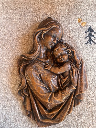 Wandrelief madonna mit kind - madonna,