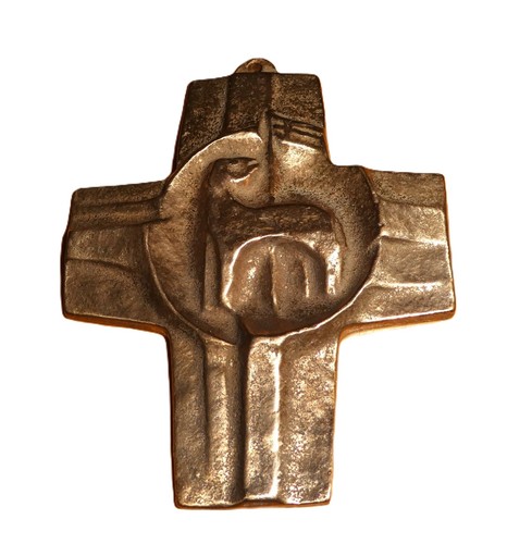 Bronzekreuz wandkreuz 5cm - wandkreuz, 9,5cm