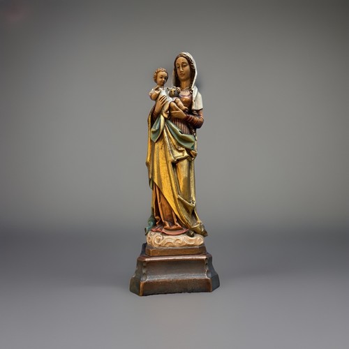 Schöne madonna mit kind - mit,