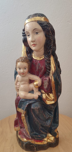 Elzacher madonna holzschnitz - elzacher,