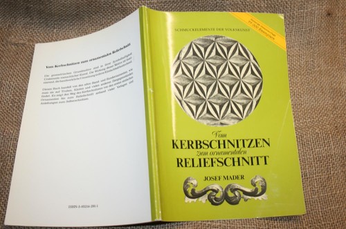Fachbuch schnitzen kerbschnitt - schnitzen,