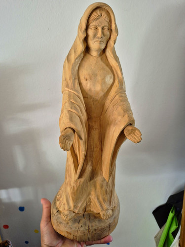 Madonna holzfigur geschnitzt - madonna,