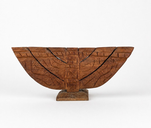 Vintage holz menora armig - menora, 7-armig