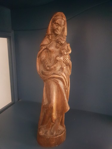 Madonna mit kind - kind, holz