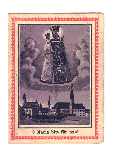 Altes andachtsbild maria - andachtsbild,