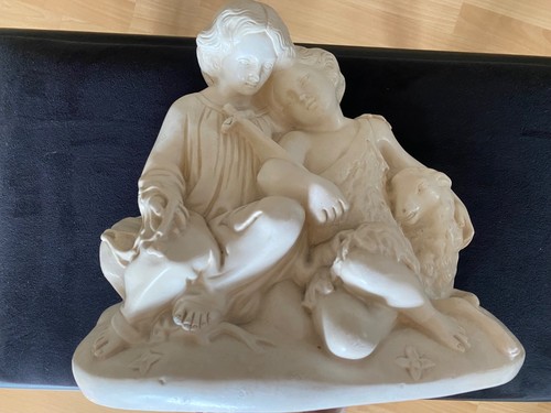 Skulptur jesus und johannes - skulptur,