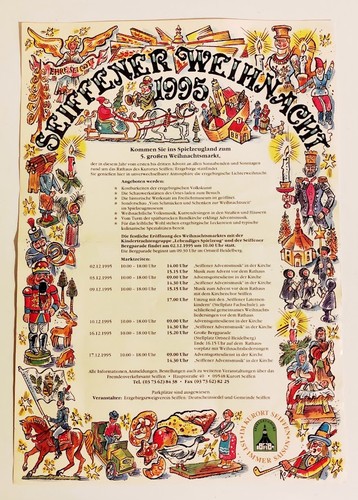 Plakat seiffen weihnachten - plakat,
