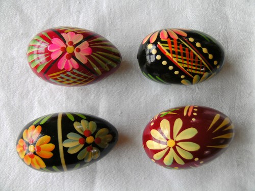 Ostern bemalte ostereier aus - bemalte,