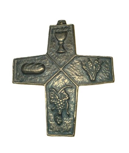 Bronzekreuz wandkreuz 10cm - wandkreuz, x