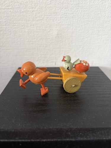 Erzgebirge ente mit osterwagen - mit,
