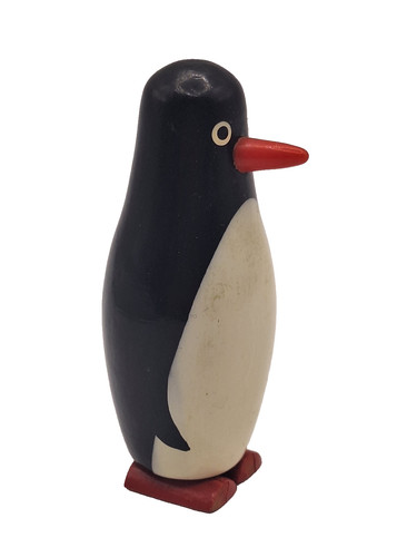 Holz figur pinguin 2cm - pinguin, 8,2cm